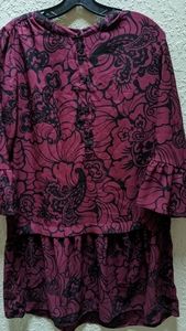 Ann Taylor LOFT Floral Paisley Drop Waist Dress